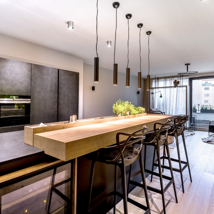 kitchen concrete finish