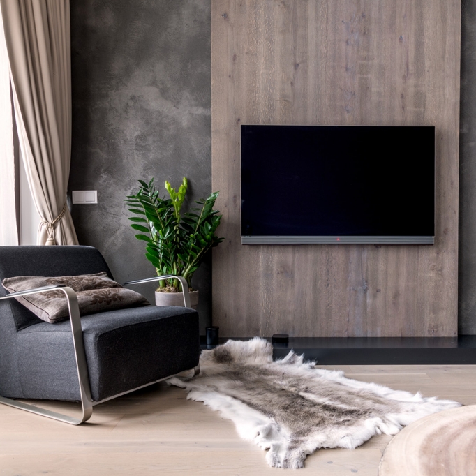 tv area concrete epox
